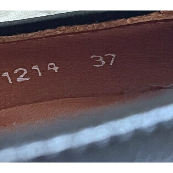 Chie Mihara Women's Sz 37 Black Leather Wrap Ankle Strap  Heels 6.5 - Picture 6 of 12